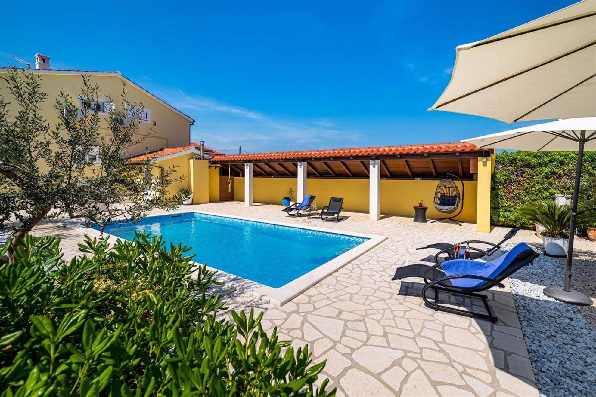 Apartment House Simoni With Pool, Zadar County Privlaka  Luaran gambar