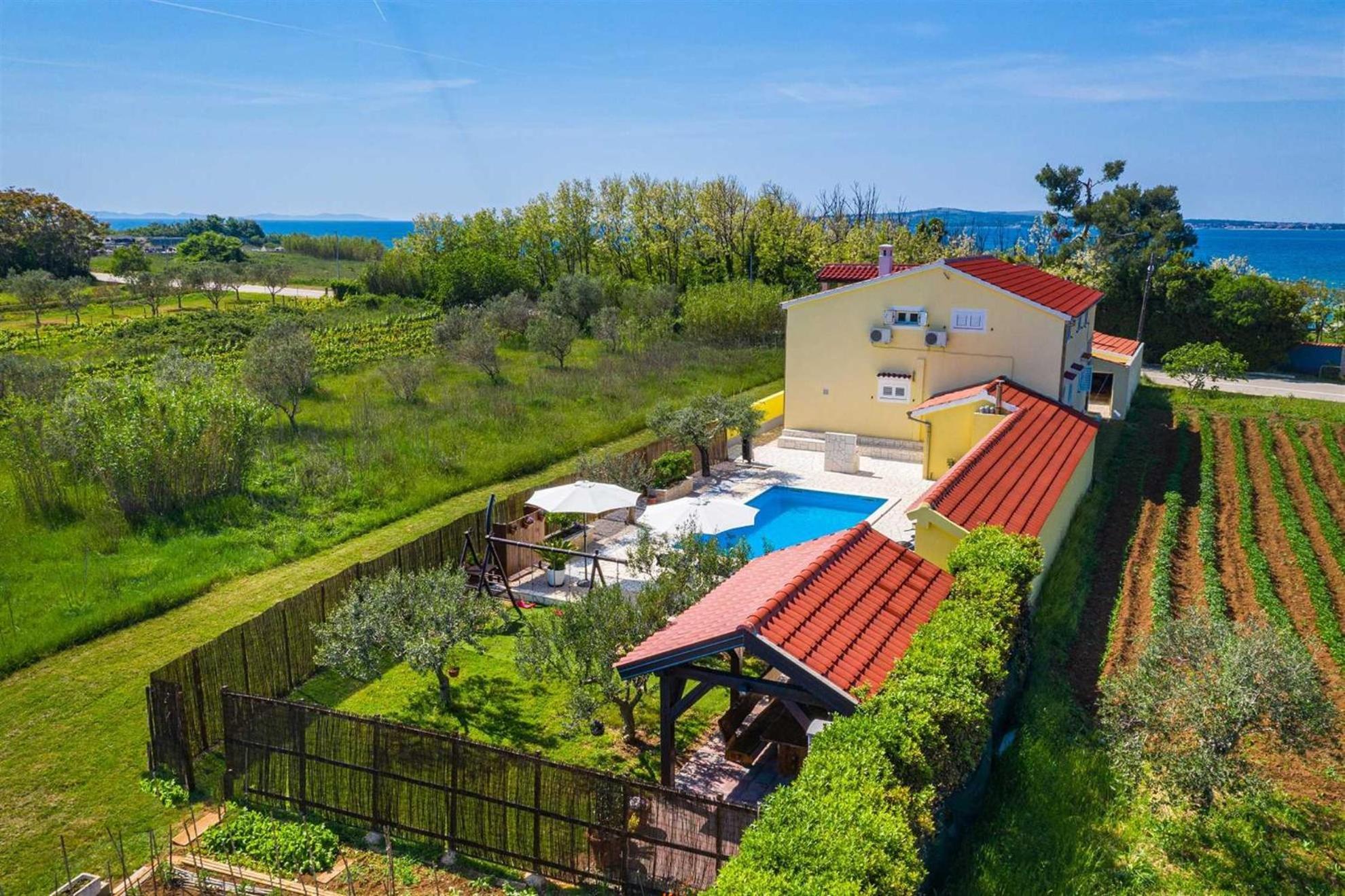 Apartment House Simoni With Pool, Zadar County Privlaka  Luaran gambar