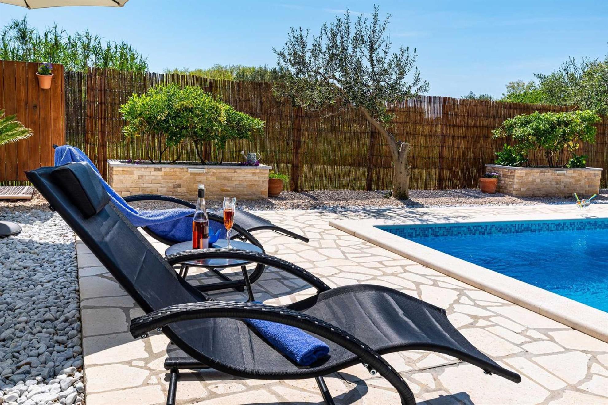 Apartment House Simoni With Pool, Zadar County Privlaka  Luaran gambar